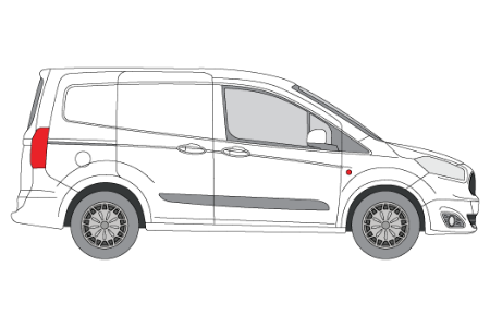 Picture for category Ford Transit Courier 2014-Onwards Ladder Storage