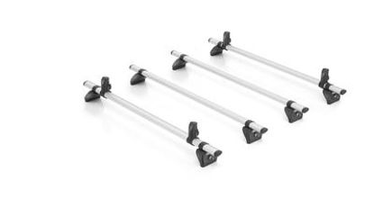 Picture of Rhino 4 Roof Bar KammBar System + 4 load stops | Citroen Relay 2006-Onwards | L3, L4 | H1, H2, H3 | IA4KS