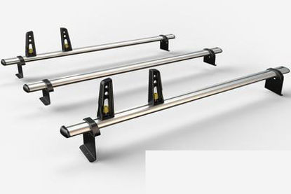 Picture of Van Guard 3x ULTI Roof Bars + 4 load stops | Fiat Fiorino 2008-Onwards | L1 | H1 | VG270-3