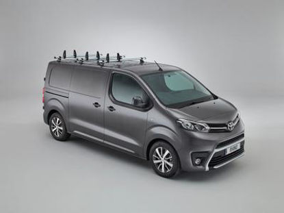 Picture of Rhino 3 Roof Bar Delta System + 4 load stops | Ford Transit 2000-2014 | H3 | E3D-B83