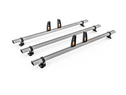 Picture of Hubb VECTA BAR 3 Bar System + 4 load stops | Ford Transit 2014-Onwards | Twin Rear Doors | L2 | H2, H3 | HS26-36