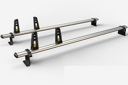Picture of Van Guard 2x ULTI Roof Bars + 4 load stops | Ford Transit 2014-Onwards | Twin Rear Doors | L2, L3 | H2 | VG311-2