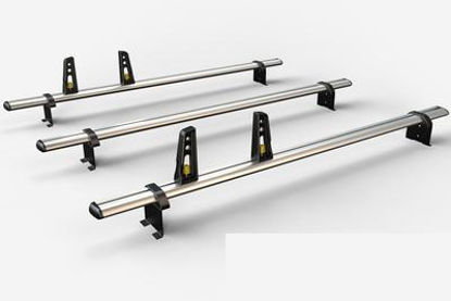 Picture of Van Guard 3x ULTI Roof Bars + 4 load stops | Iveco Daily 2000-2014 | All Lengths | H2, H3 | VG208-3