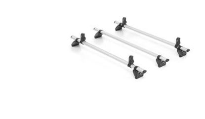 Picture of Rhino 3 Roof Bar KammBar System + 4 load stops | Nissan NV200 2009-Onwards | L1 | H1 | KB3K-K33