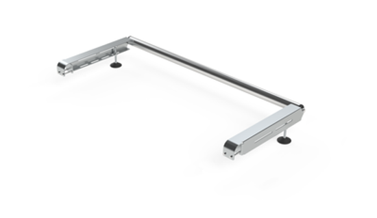 Picture of Rhino Delta Roof Bar Rear Roller System | Nissan Primastar 2002-2014 | Twin Rear Doors | L2 | H2 | 1000-S375P