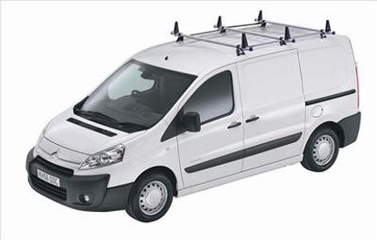 Picture of Rhino 3 Roof Bar Delta System + 4 load stops | Peugeot Expert 2007-2016 | L1 | H1 | JA3D-B43