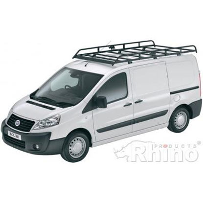 Picture of Rhino Modular Roof Rack 2.5m long x 1.4m wide | Peugeot Expert 2007-2016 | Twin Rear Doors | L1 | H1 | R551
