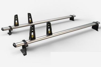 Picture of Van Guard 2x ULTI Roof Bars + 4 load stops | Peugeot Partner 2008-2018 | Twin Rear Doors | L1, L2 | H1 | VG271-2