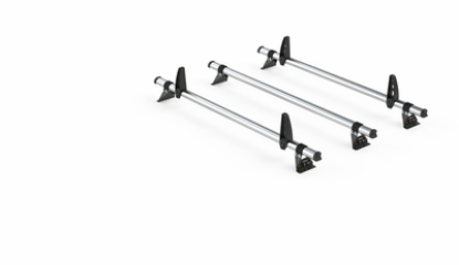 Picture of Rhino 3 Roof Bar Delta System + 4 load stops | Renault Trafic 2014-Onwards | L1, L2 | H2 | MA3D-B43