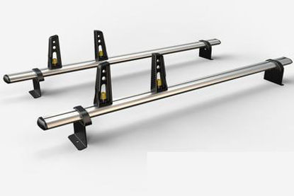 Picture of Van Guard 2x ULTI Roof Bars + 4 load stops | Volkswagen Caddy 2010-2015 | L2 | H1 | VG299-2