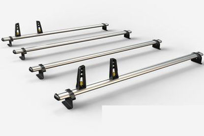 Picture of Van Guard 4x ULTI Roof Bars + 4 load stops | Volkswagen Caddy 2010-2015 | L2 | H1 | VG299-4