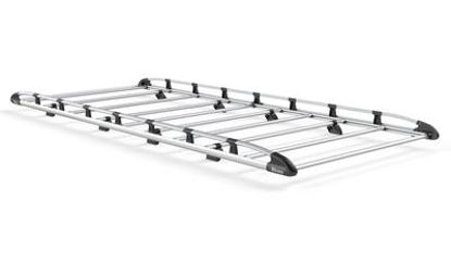 Picture of Rhino Aluminium Roof Rack 3.2m long x 1.4m wide | Volkswagen T5 Transporter 2002-2015 | Tailgate | L2 | H1 | AH510