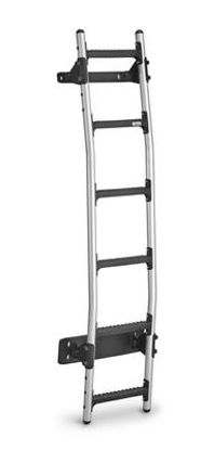 Picture of Rhino New Aluminium Rear Door Ladder (Bespoke fitting kit) | Fiat Ducato 2006-Onwards | Twin Rear Doors | All Lengths | H1 | AL6-LK37