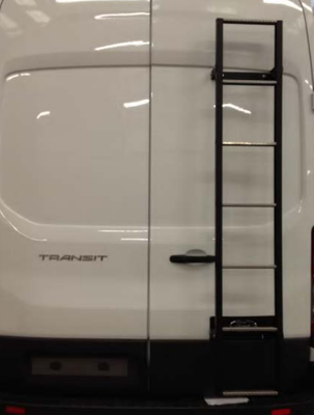 Picture of Van Guard 7 step Rear Door Ladder - 1837mm (L) | Volkswagen LT 1996-2006 | Twin Rear Doors | All Lengths | H2 | VG116-7