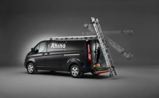 Picture of Rhino 3.1m SafeStow4 (One Ladder) | Mercedes Sprinter 2018-Onwards | Twin Rear Doors | All Lengths | All Heights | RAS18-SK21