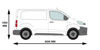 Picture of Rhino 2.2m SafeStow4 (Two Ladders) | Toyota Proace 2016-Onwards | Twin Rear Doors | L1 | H1 | RAS16-SK22