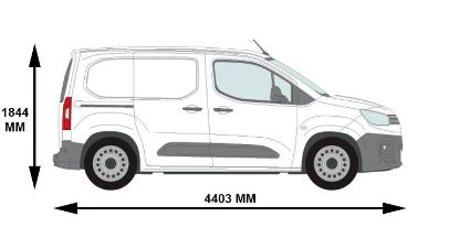 Picture of Van Guard Rear Roller System for ULTI Bars for Vauxhall Combo 2018-Onwards | L1 | H1 | Twin Rear Doors | VGR-03