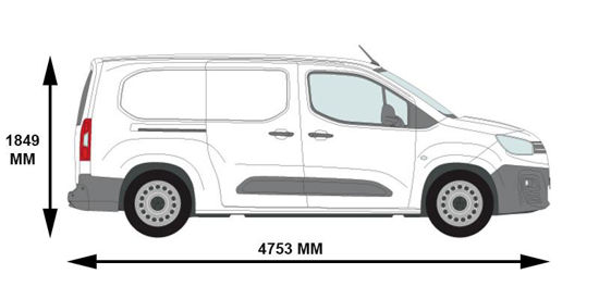 Picture of Van Guard Rear Roller System for ULTI Bars for Vauxhall Combo 2018-Onwards | L2 | H1 | Twin Rear Doors | VGR-31