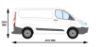 Picture of Van Guard Passenger / Nearside - Single Unit - 1009mm (H) x 1000mm (W) | Ford Transit Custom 2013-Onwards | L1 | H1 | TVR-203