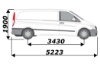 Picture of Van Guard Full Trade Van Roof Racking Kit | Mercedes Vito 2003-2014 | L3 | H1 | TVR-089-MERVIT2004L3H1