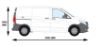 Picture of Van Guard Driver Side Van Racking for Mercedes Vito 2015-Onwards | L1 | H1 | TVR-DBL-002
