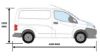 Picture of Van Guard Passenger / Nearside - Single Unit - 1009mm (H) x 750mm (W) | Nissan NV200 2009-Onwards | L1 | H1 | TVR-103