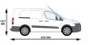 Picture of Van Guard Passenger / Nearside - Single Unit - 1009mm (H) x 1000mm (W) | Peugeot Partner 2008-2018 | L2 | H1 | TVR-203