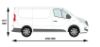 Picture of Van Guard Passenger / Nearside - Single Unit - 1009mm (H) x 1000mm (W) | Renault Trafic 2014-Onwards | L1 | H1 | TVR-203