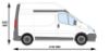 Picture of Van Guard Passenger / Nearside - Single Unit - 1279mm (H) x 1000mm (W) | Vauxhall Vivaro 2001-2014 | L1 | H2 | TVR-503