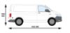 Picture of Van Guard Passenger / Nearside - Single Unit - 1009mm (H) x 1000mm (W) | Volkswagen T5 Transporter 2002-2015 | L1 | H1 | TVR-203
