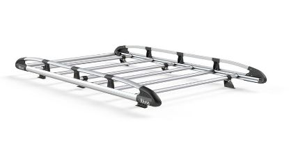 Picture of Rhino Aluminium Roof Rack 2m Long x 1.25m Wide | Volkswagen Caddy 2021-Onwards | Tailgate | L1 | H1 | AH676