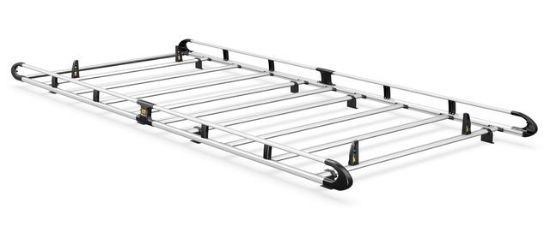 Picture of Van Guard 9 Bar ULTIRack+ Roof Rack with 4 Load Stops | FIAT DUCATO 2006 ONWARDS | Twin Rear Doors | L4 | H2 | VGUR-268