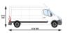 Picture of Van Guard 5 ULTIBar+ Aluminium Van Roof Bars + 4 load stops for Nissan NV400 2010-Onwards |  L3, L4 |  H1, H2 | VG286-5