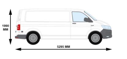 Picture of Van Guard ULTI Bar+ (Aluminium) - 4 Roof Bars for Volkswagen T5 Transporter 2002-2015 | L1, L2 | H1 | VG263-4
