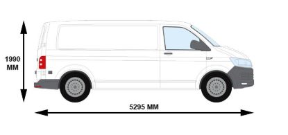 Picture of Van Guard ULTI Bar+ (Aluminium) - 4 Roof Bars for Volkswagen T5 Transporter 2002-2015 | L1, L2 | H1 | VG263-4