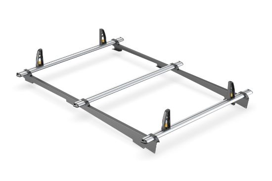Picture of Van Guard 3 ULTI Roof System Bars + 4 load stops for Vauxhall Combo 2001-2012 | L1 | H1 | VG187-3