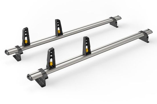 Picture of Van Guard 2 ULTIBar+ Aluminium Van Roof Bars + 4 load stops for Fiat Ducato 2006-Onwards | L1, L2, L3, L4 | H1, H2, H3 | VG245-2