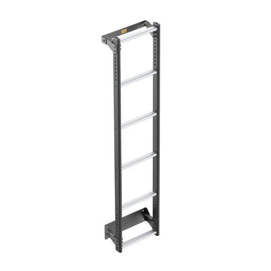 Picture of Van Guard Aluminium ULTI Ladder for Nissan Interstar 2022-Onwards | All | H1 | Twin Rear Doors | VGL6-07
