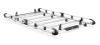 Picture of Van Guard ULTI Rack+ (Aluminium) - 6 Bar Roof Rack for Nissan Primastar 2002-2014 | L1 | H1 | Twin Rear Doors | VGUR-201
