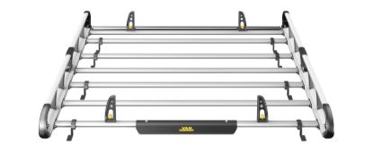 Picture of Van Guard ULTI Rack+ (Aluminium) - 6 Bar Roof Rack for Nissan Primastar 2002-2014 | L1 | H1 | Twin Rear Doors | VGUR-201