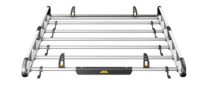 Picture of Van Guard ULTI Rack+ (Aluminium) - 6 Bar Roof Rack for Renault Trafic 2001-2014 | L1 | H1 | Twin Rear Doors | VGUR-201