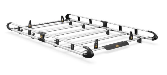 Picture of Van Guard ULTI Rack+ (Aluminium) - 6 Bar Roof Rack for Nissan Primastar 2002-2014 | L1 | H1 | Tailgate | VGUR-202