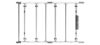 Picture of Van Guard ULTI Rack+ (Aluminium) - 6 Bar Roof Rack for Nissan Primastar 2002-2014 | L1 | H1 | Tailgate | VGUR-202