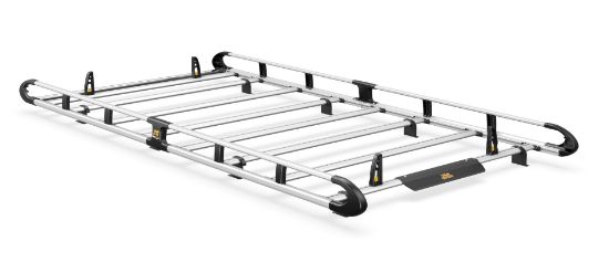 Picture of Van Guard ULTI Rack+ (Aluminium) - 7 Bar Roof Rack for Nissan Primastar 2002-2014 | L2 | H1 | Twin Rear Doors | VGUR-203