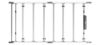 Picture of Van Guard ULTI Rack+ (Aluminium) - 7 Bar Roof Rack for Nissan Primastar 2002-2014 | L2 | H1 | Twin Rear Doors | VGUR-203