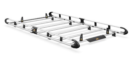 Picture of Van Guard ULTI Rack+ (Aluminium) - 7 Bar Roof Rack for Nissan Primastar 2002-2014 | L2 | H1 | Tailgate | VGUR-204