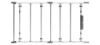Picture of Van Guard ULTI Rack+ (Aluminium) - 7 Bar Roof Rack for Nissan Primastar 2002-2014 | L2 | H1 | Tailgate | VGUR-204