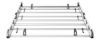 Picture of Van Guard ULTI Rack+ (Aluminium) - 6 Bar Roof Rack for Peugeot Boxer 2006-Onwards | L1 | H1 | Twin Rear Doors | VGUR-209
