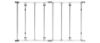 Picture of Van Guard ULTI Rack+ (Aluminium) - 6 Bar Roof Rack for Peugeot Boxer 2006-Onwards | L1 | H1 | Twin Rear Doors | VGUR-209