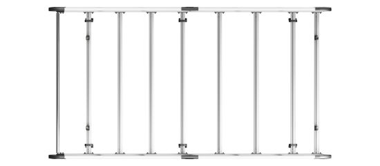 Picture of Van Guard ULTI Rack+ (Aluminium) - 7 Bar Roof Rack for Fiat Ducato 2006-Onwards | L2 | H1 | Twin Rear Doors | VGUR-210